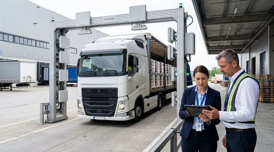 RFID Kapuk: Kamionok leltározása 10 másodperc alatt